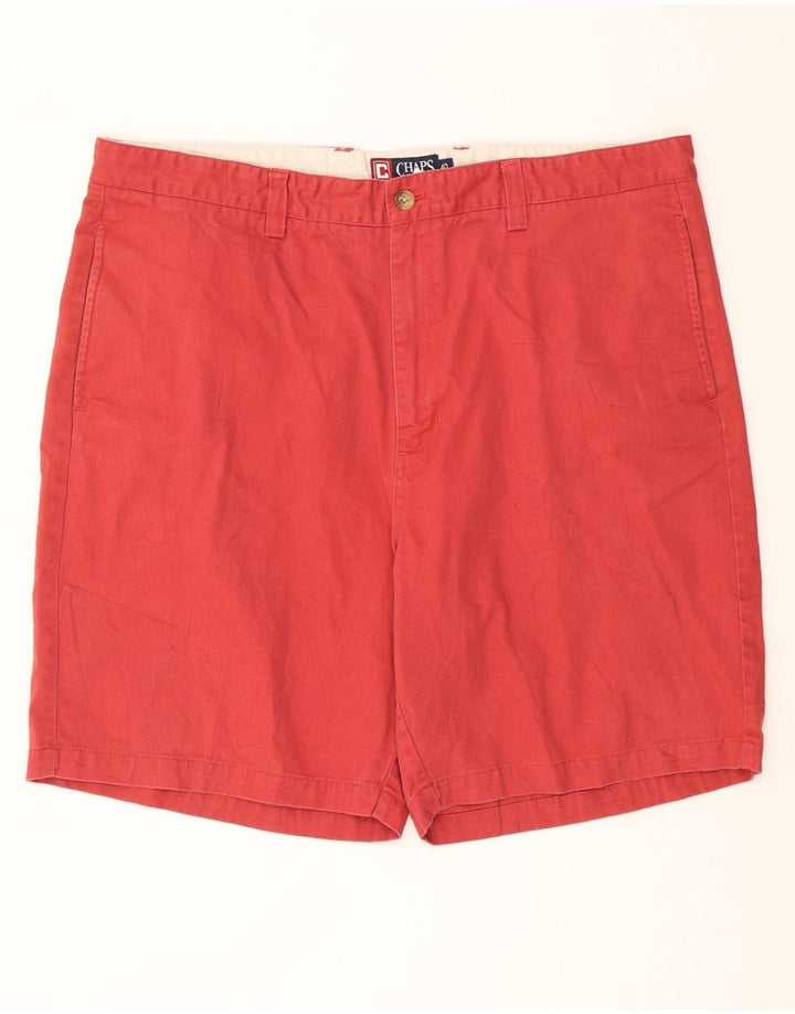 CHAPS Mens Chino Shorts W40 XL Red Cotton Vintage Chaps and Second-Hand Chaps from Messina Hembry 