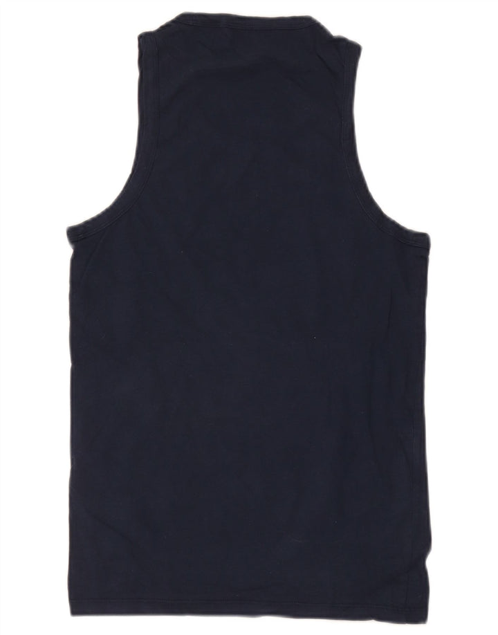 Levi's Damevest Top UK 10 Small Navy Blue Bomuld