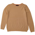 MARKS & SPENCER Dame Boat Neck Jumper Sweater UK 14 Medium Beige