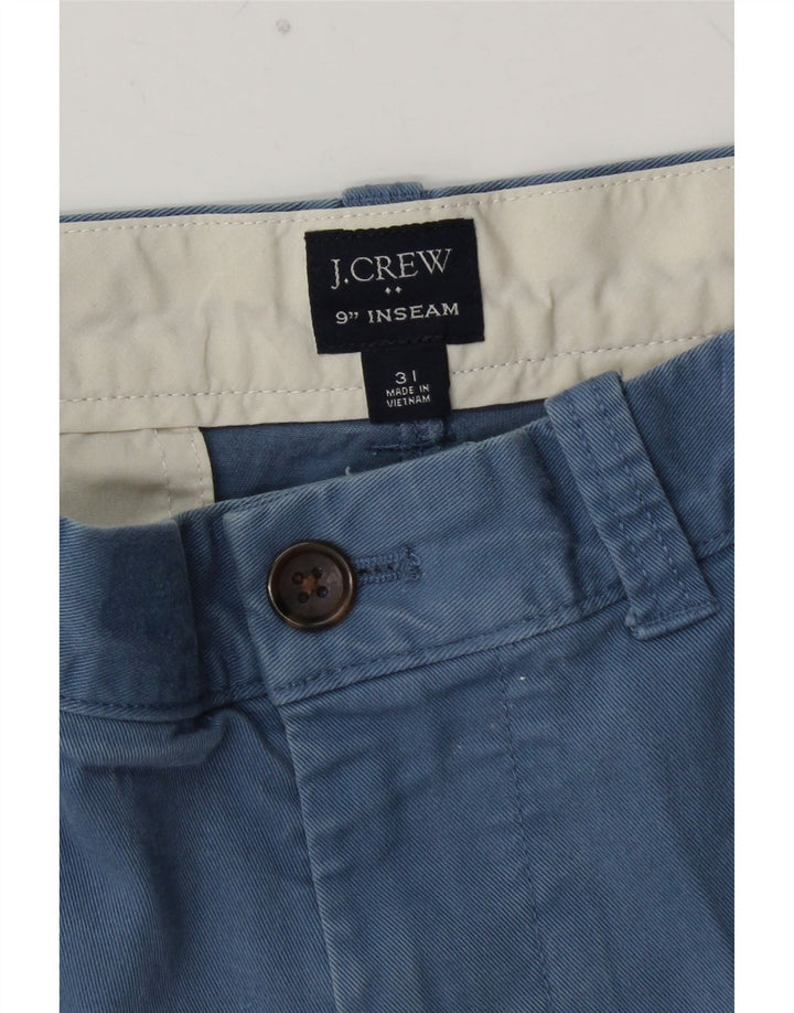 J. CREW Chino-shorts til mænd W31 mellemblå bomuld