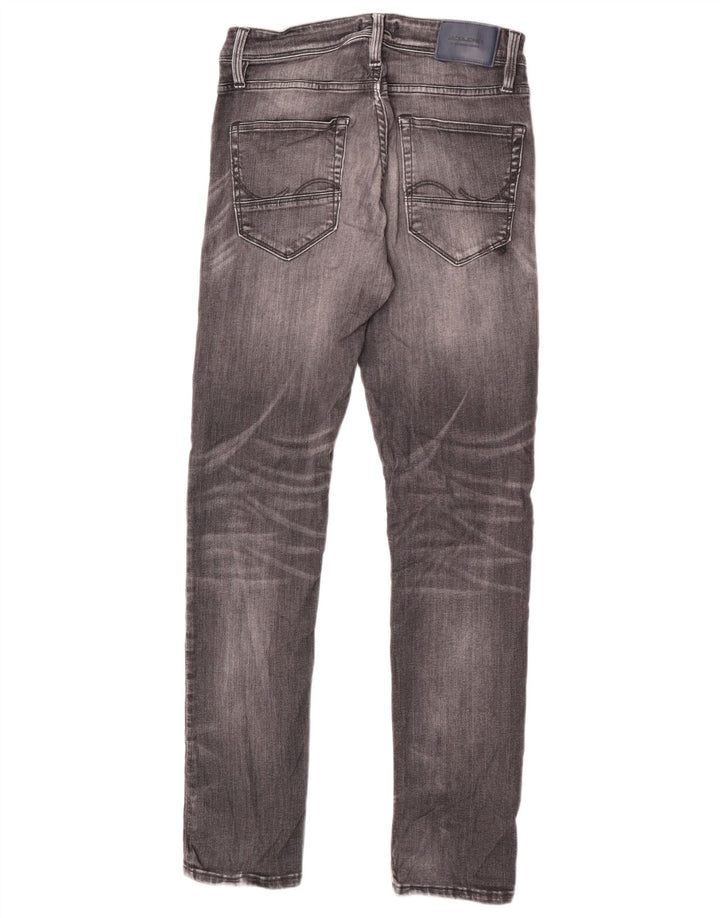 Jack & Jones Herre GLENN Slim Jeans W30 L32 Grå Bomuld