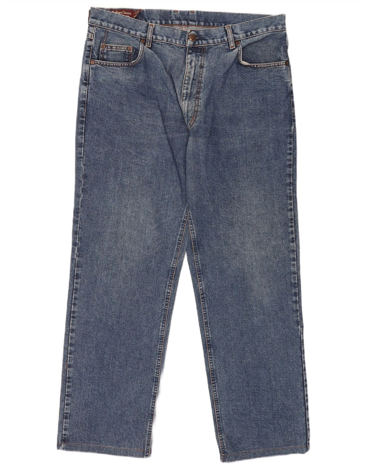 Marlboro Classics Straight Jeans til mænd W38 L31 Blå Bomuld