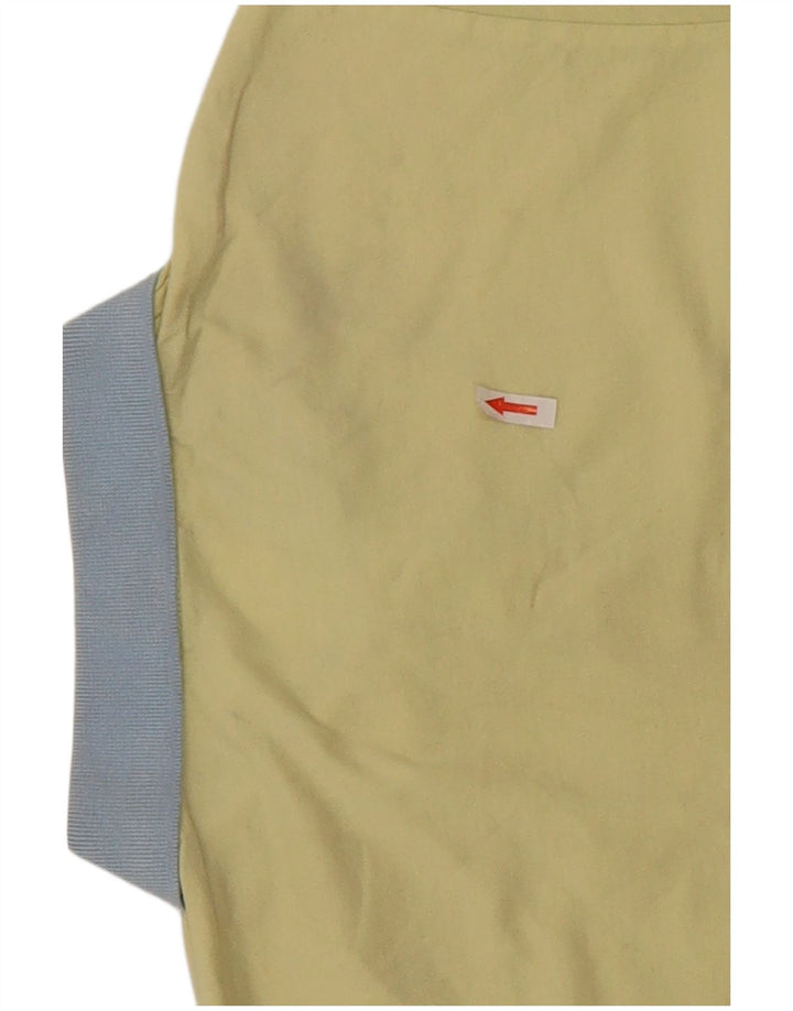 Ellesse Herre Polo Shirt Stor Gul Colourblock Bomuld