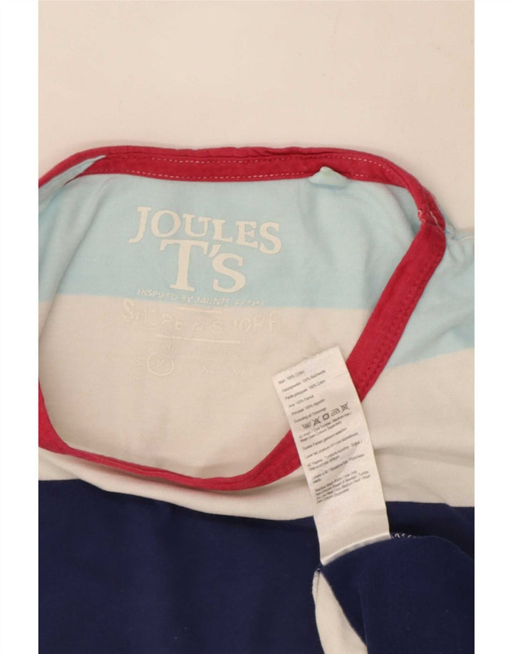 Joules Herre T-Shirt Top Medium Flerfarvet Stribet Bomuld