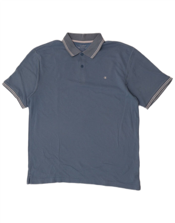 Champion Herre Polo Shirt 2XL Blå