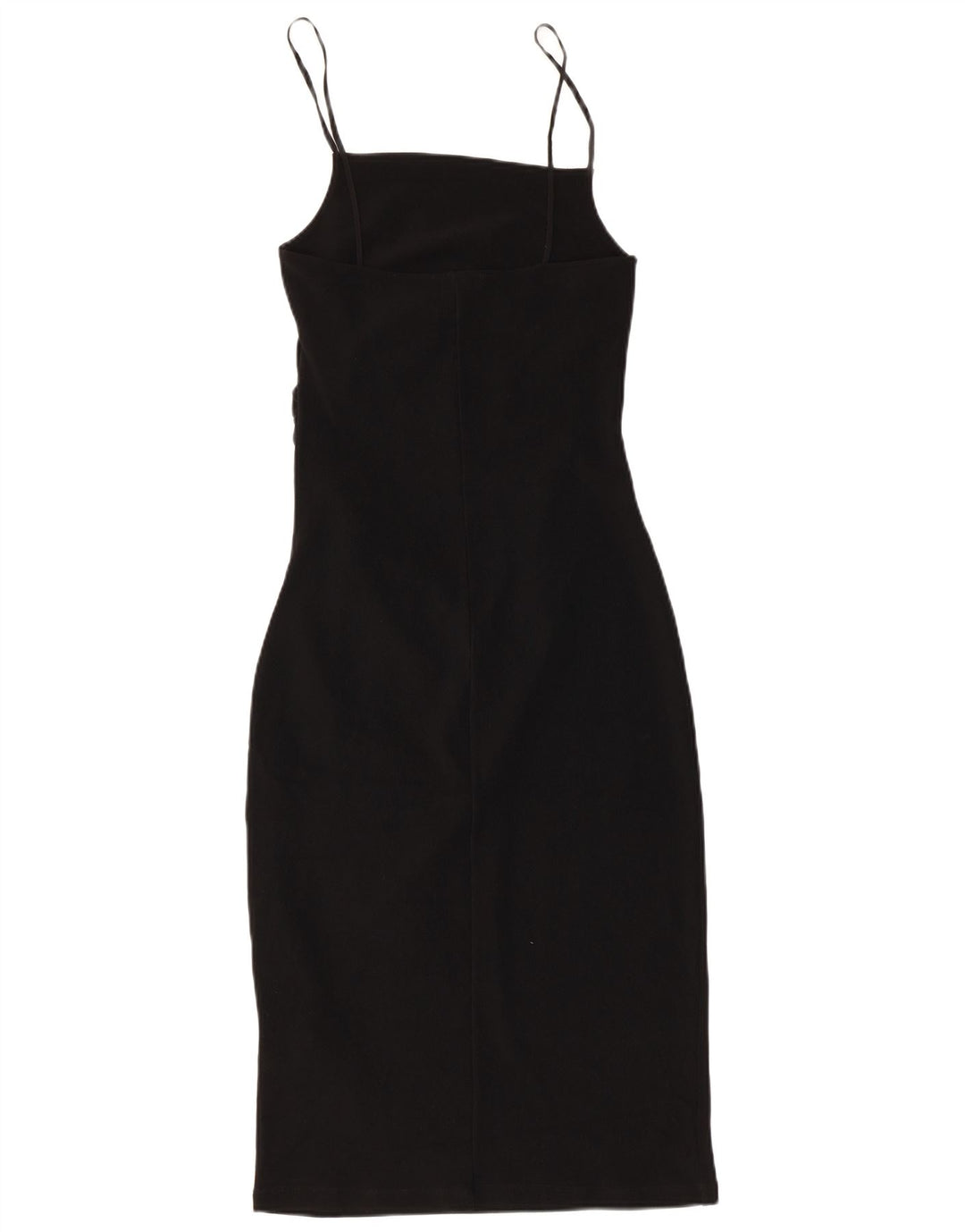 Zara Womens Sleeveless Bodycon Dress UK 12 Medium Black Polyester