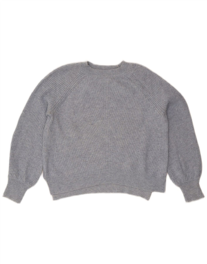Marks & Spencer Dame Oversized Crew Neck sweater UK 10 Small Blue
