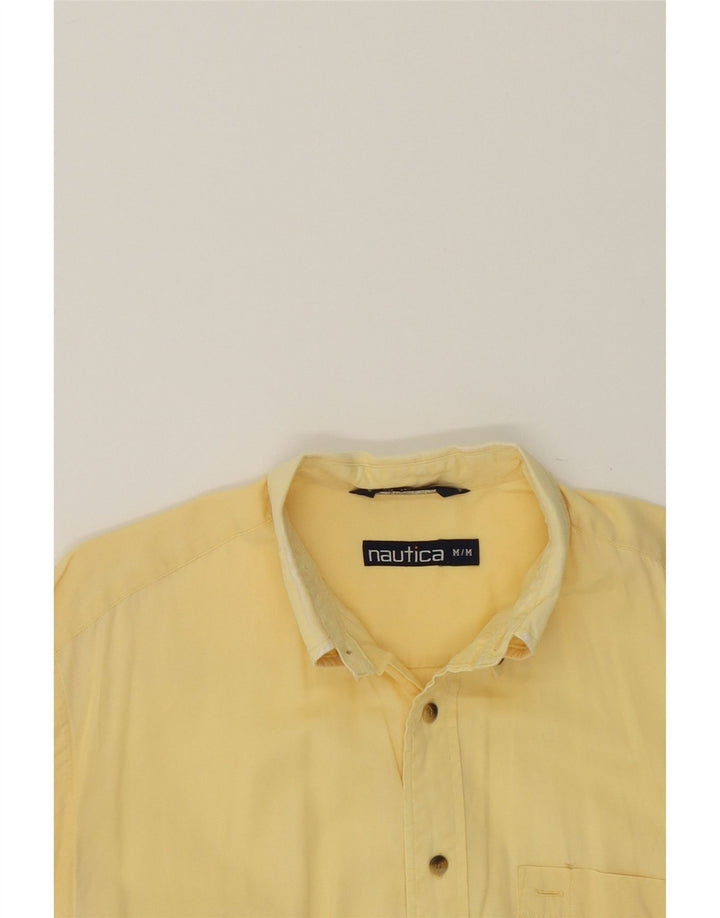 NAUTICA Mens Shirt Medium Yellow Cotton Vintage Nautica and Second-Hand Nautica from Messina Hembry 
