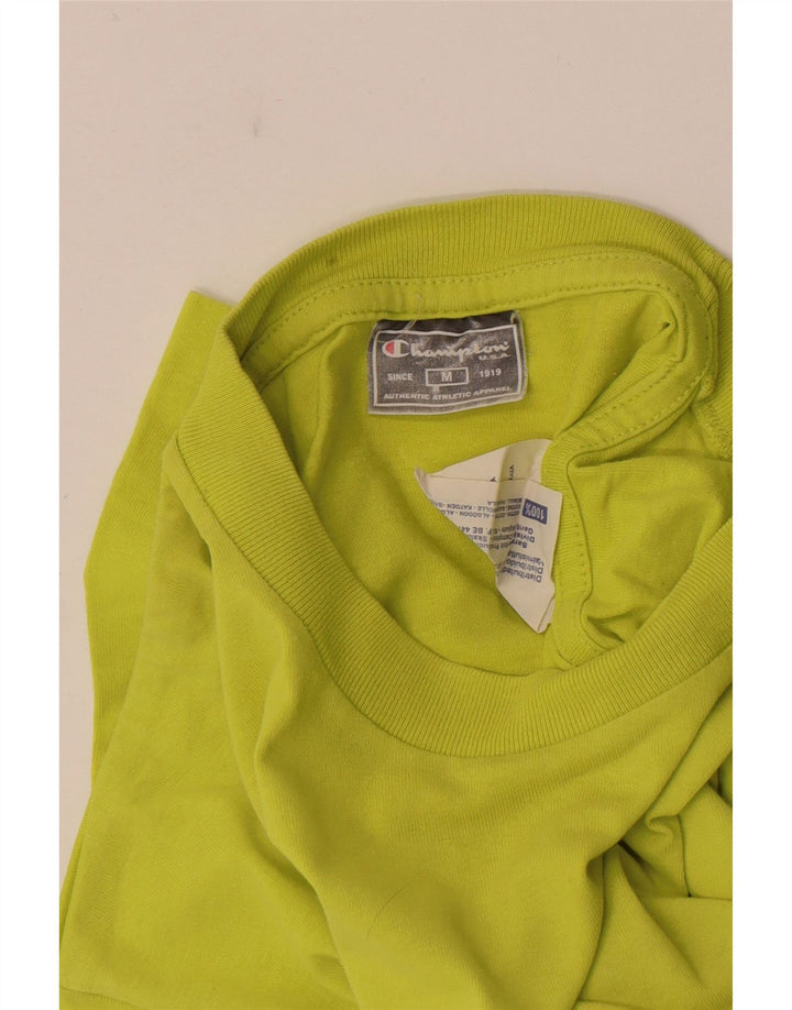 Champion Herre grafisk T-shirt Top mellemgrøn bomuld