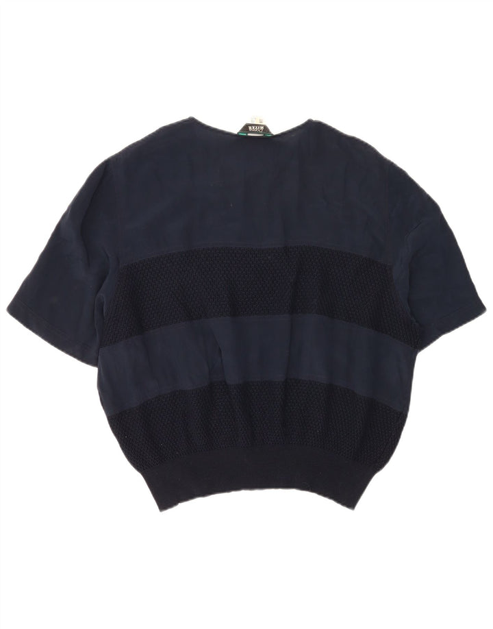 Donna Mizar Damebluse Top IT 50 XL Marineblå Silke