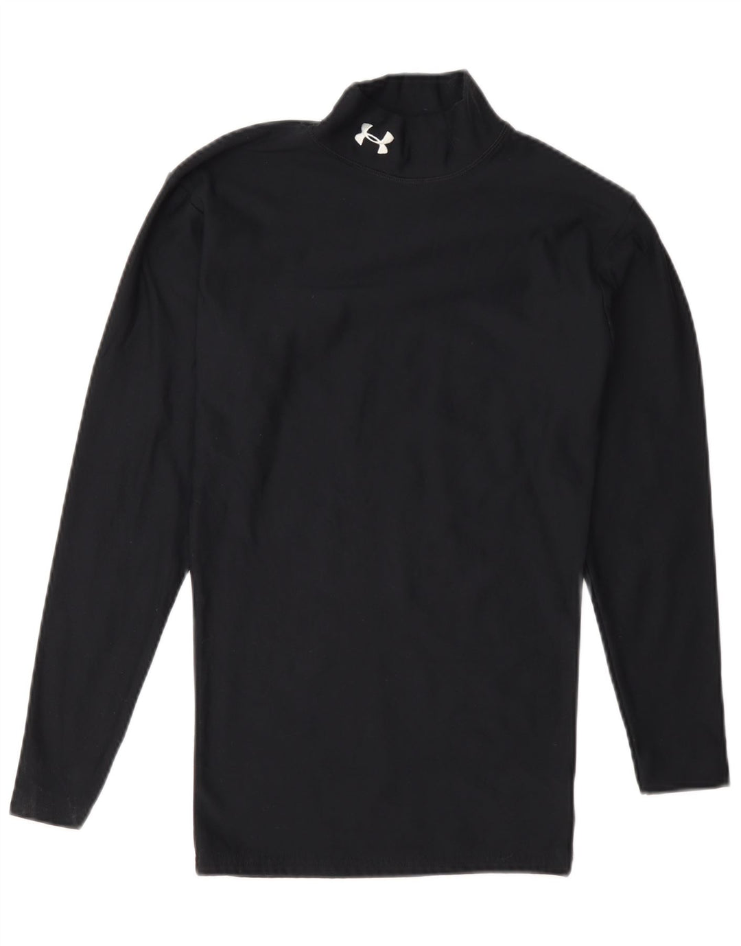 Under Armour Herre Cold Gear Top Langærmet lille marineblå nylon