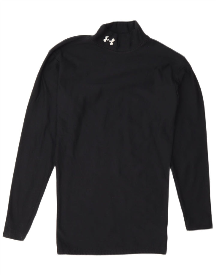 Under Armour Herre Cold Gear Top Langærmet lille marineblå nylon