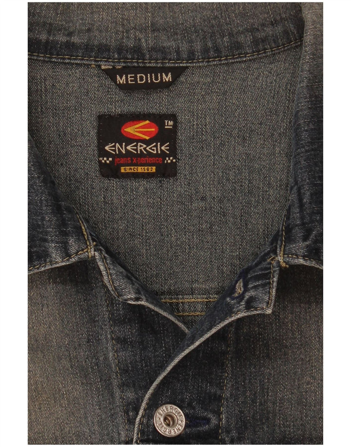 Energie Dame denimjakke UK 14 Medium Blue Cotton