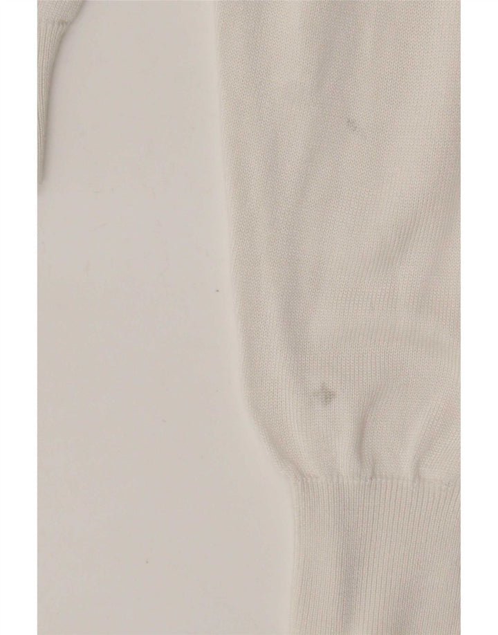 Trussardi Herre V-hals sweater XS Hvid