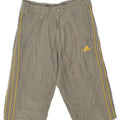 ADIDAS Boys Graphic Bermuda Shorts 9-10 Years W24 Beige Cotton | Vintage Adidas | Thrift | Second-Hand Adidas | Used Clothing | Messina Hembry 