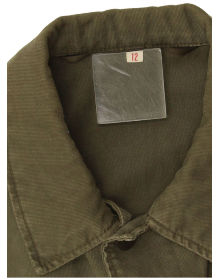 Vintage Herre Military Jacket UK 38 Medium Khaki
