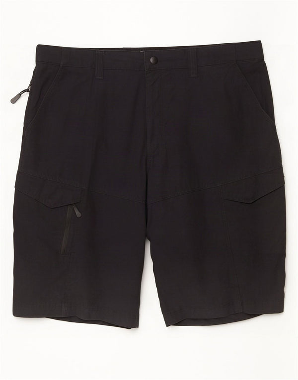 Marks & Spencer Herre Cargo Shorts W38 XL Sort Bomuld