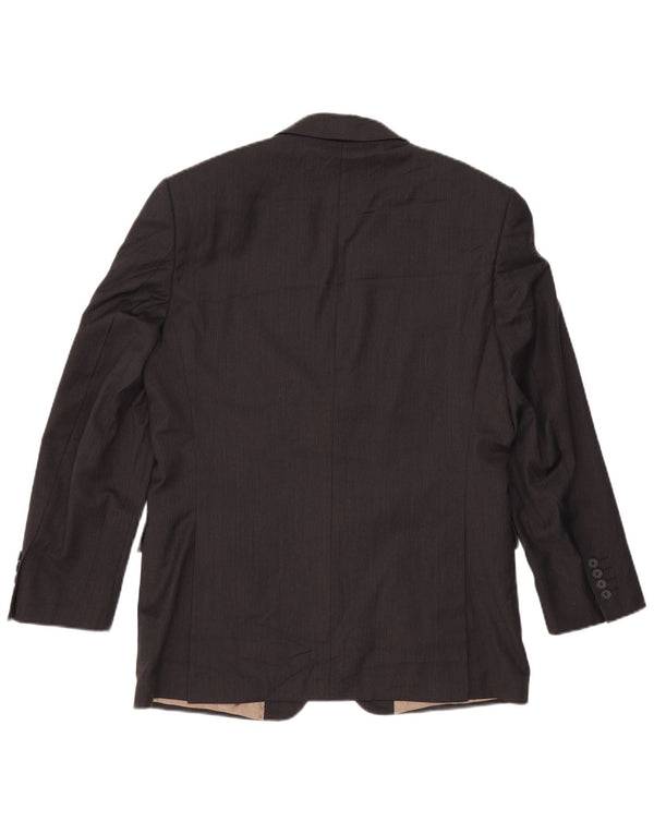 MARKS & SPENCER Herre 2-knaps blazerjakke UK 38 Mellemgrå uld