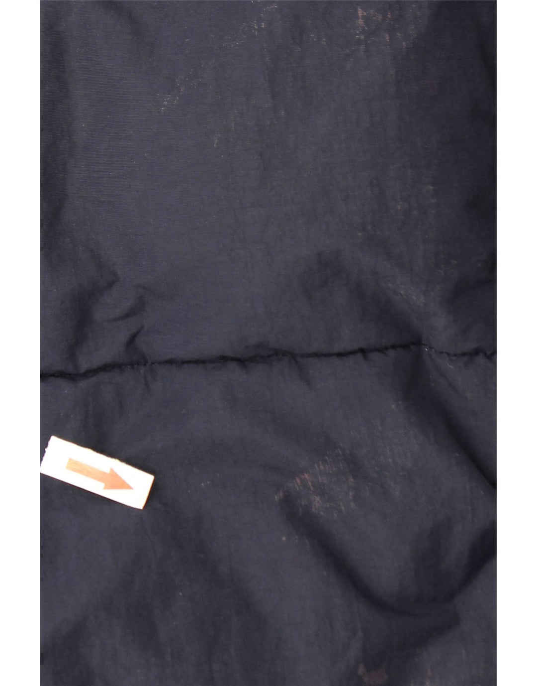 Zara Herre hættepolstret jakke UK 40 Large Navy Blue Polyester