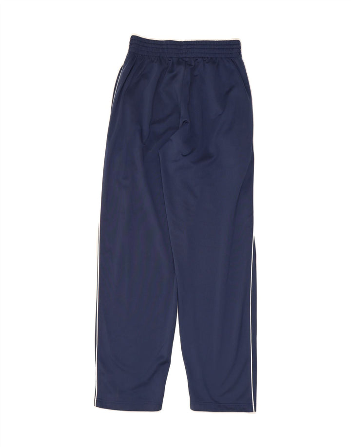 ASICS Womens Tracksuit Trousers UK 14 Large  Navy Blue Polyester Vintage Asics and Second-Hand Asics from Messina Hembry 