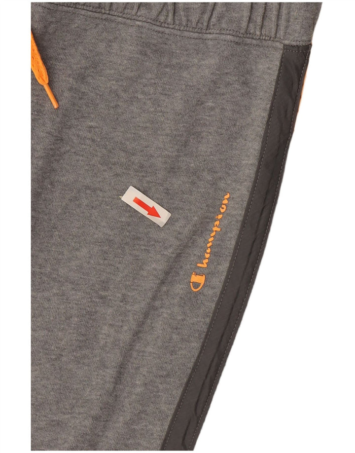 Champion Dame grafisk træningsdragt Bukser Joggers UK 10 Small Grey Bomuld