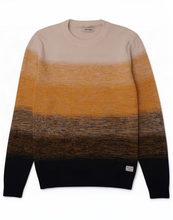 Jack & Jones Herre Crew Neck Jumper Sweater Lille flerfarvet stribet
