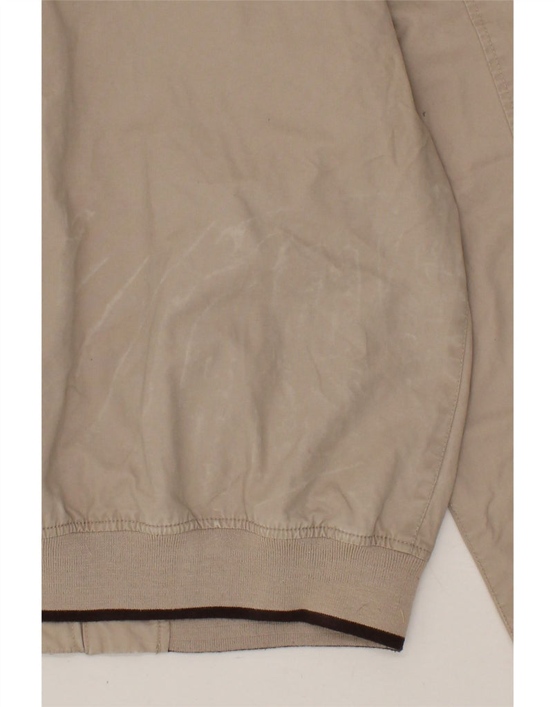 BEN SHERMAN Womens Graphic Bomber Jacket UK 18 XL Beige Cotton Vintage Ben Sherman and Second-Hand Ben Sherman from Messina Hembry 