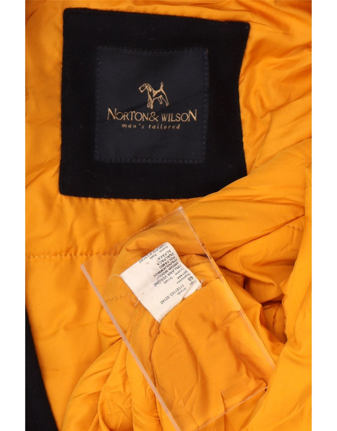 Mens Hooded Windbreaker Coat IT 48 Medium Vintage Norton & Wilson and Second-Hand Norton & Wilson from Messina Hembry 