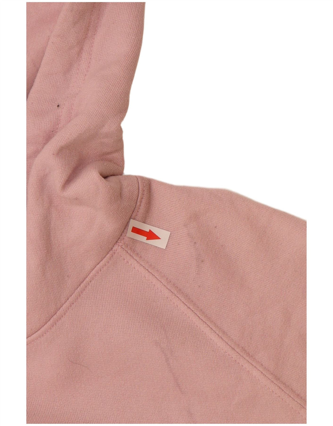 Champion Dame Grafisk Hoodie Jumper UK 16 Large Pink Polyester