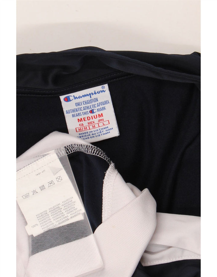 Champion Herre grafisk træningsdragt Topjakke Medium Navy Blue Colourblock