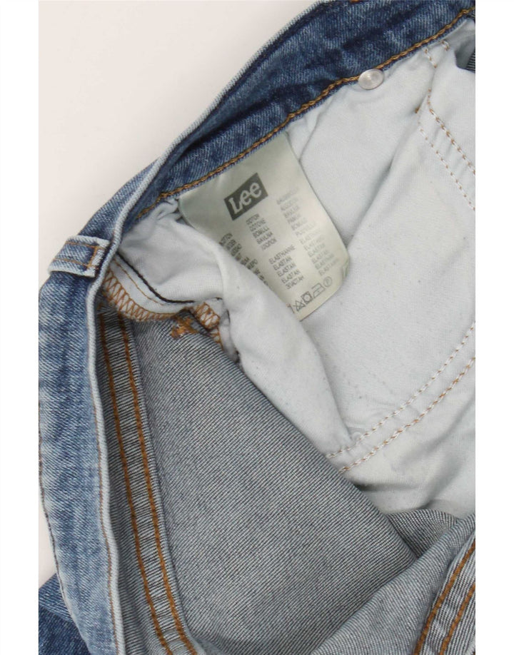 Lee Herre Rider Straight Jeans W34 L26 Blå Bomuld
