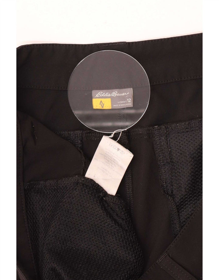Eddie Bauer vandreshorts til kvinder US 12 Large W34 Black Polyester