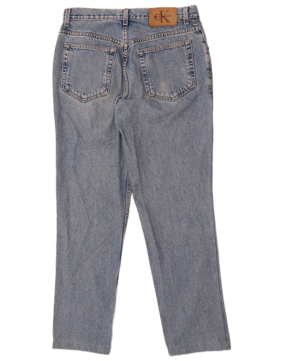 Calvin Klein Herre Slim Jeans W32 L28 Blå Bomuld