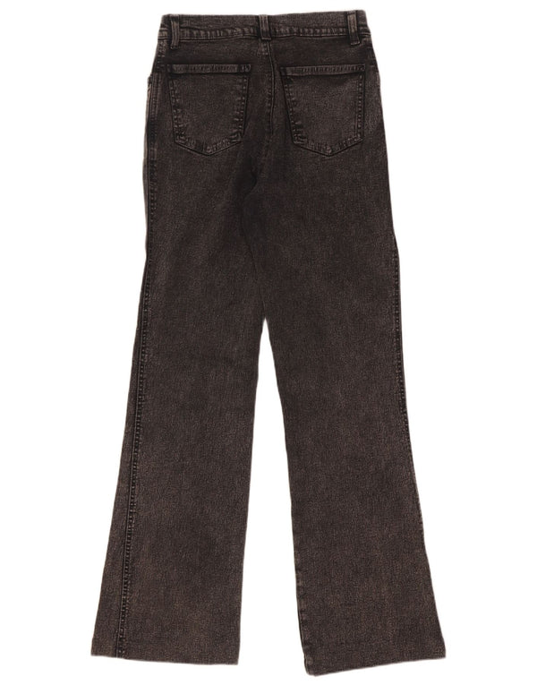 Bianca Maria Caselli Womens Bootcut Jeans IT 42 Medium W27 L30 Black Cotton