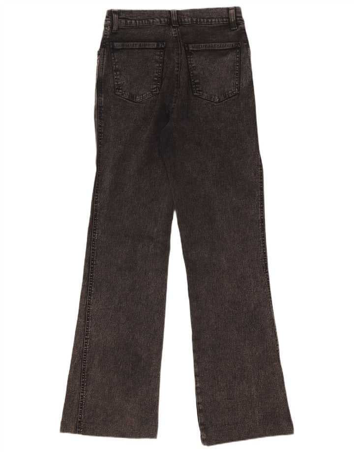 Bianca Maria Caselli Dame Bootcut Jeans IT 42 Medium W27 L30 Sort Bomuld