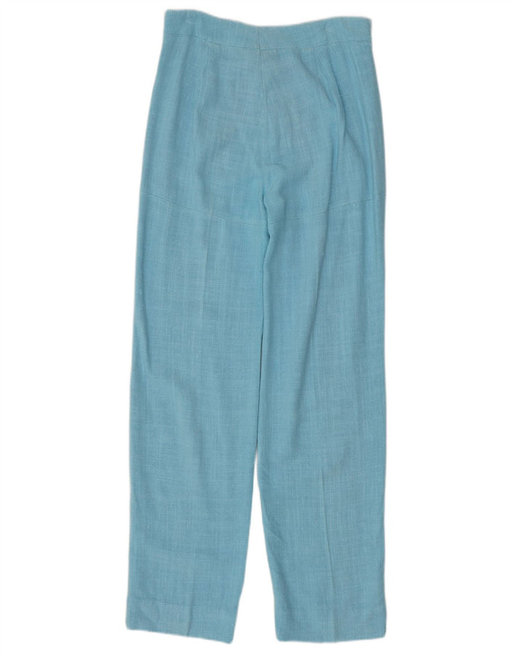 Vintage løs pasform fritidsbukser til kvinder W28 L31 Blå