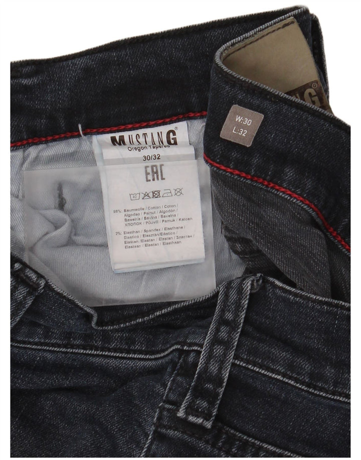Mustang Herre Oregon Tapered Jeans W30 L32 Blå Bomuld