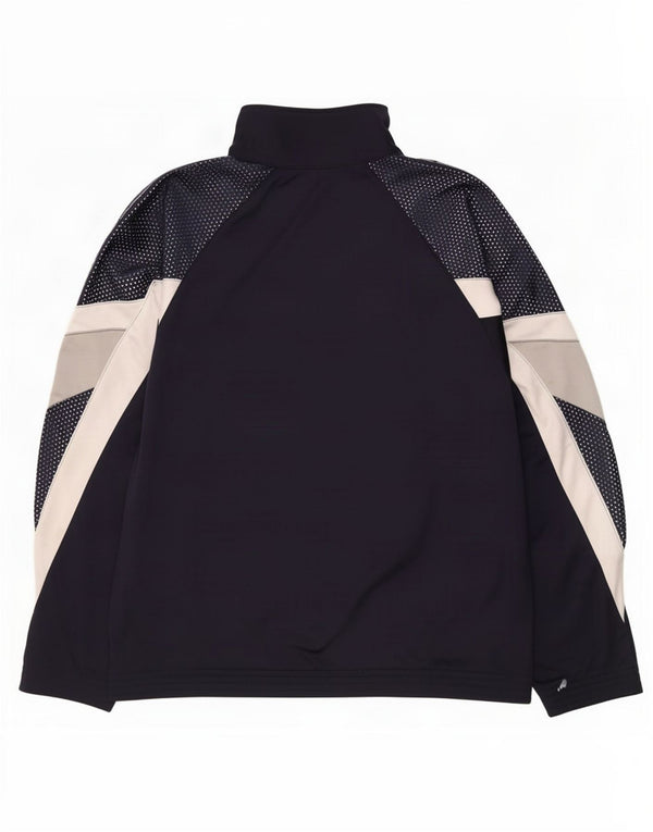 Champion Herre træningsdragt Topjakke Medium Navy Blue Colourblock Polyester