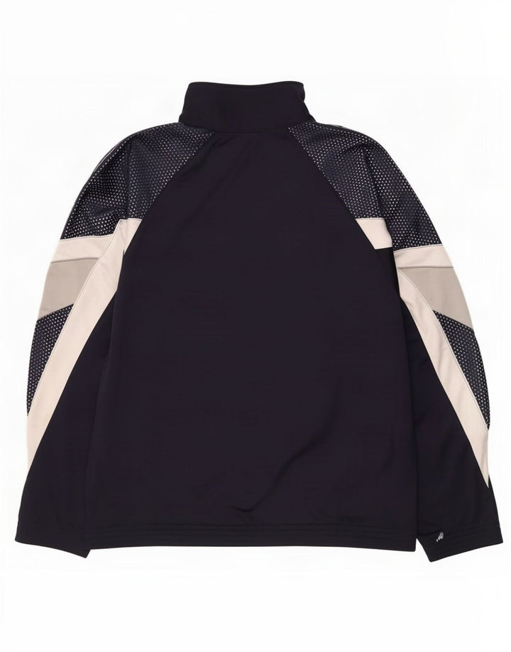 Champion Herre træningsdragt Topjakke Medium Navy Blue Colourblock Polyester