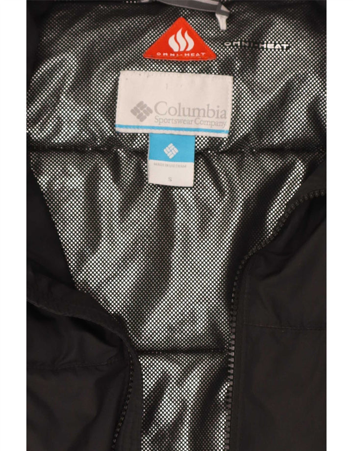Columbia Herre Omni-Heat Polstret Jakke UK 36 Lille sort polyester