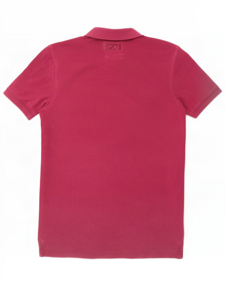 Besætningstøj Herre poloshirt Medium Bourgogne bomuld