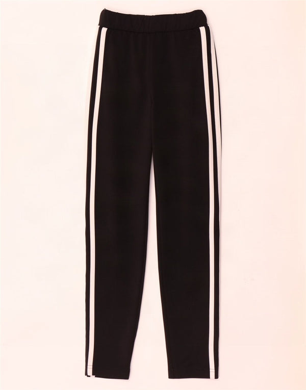 Adidas Girls Aeroready Tracksuit Bukser 9-10 År Sort Polyester