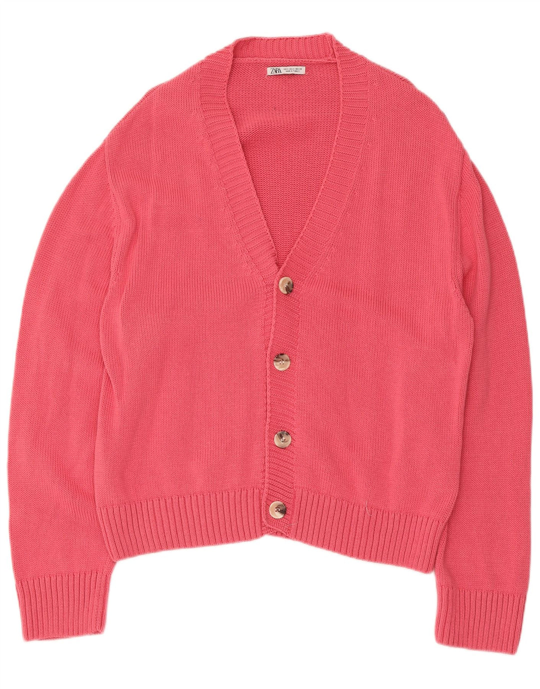 Zara Herre Cardigan Sweater Lille Pink