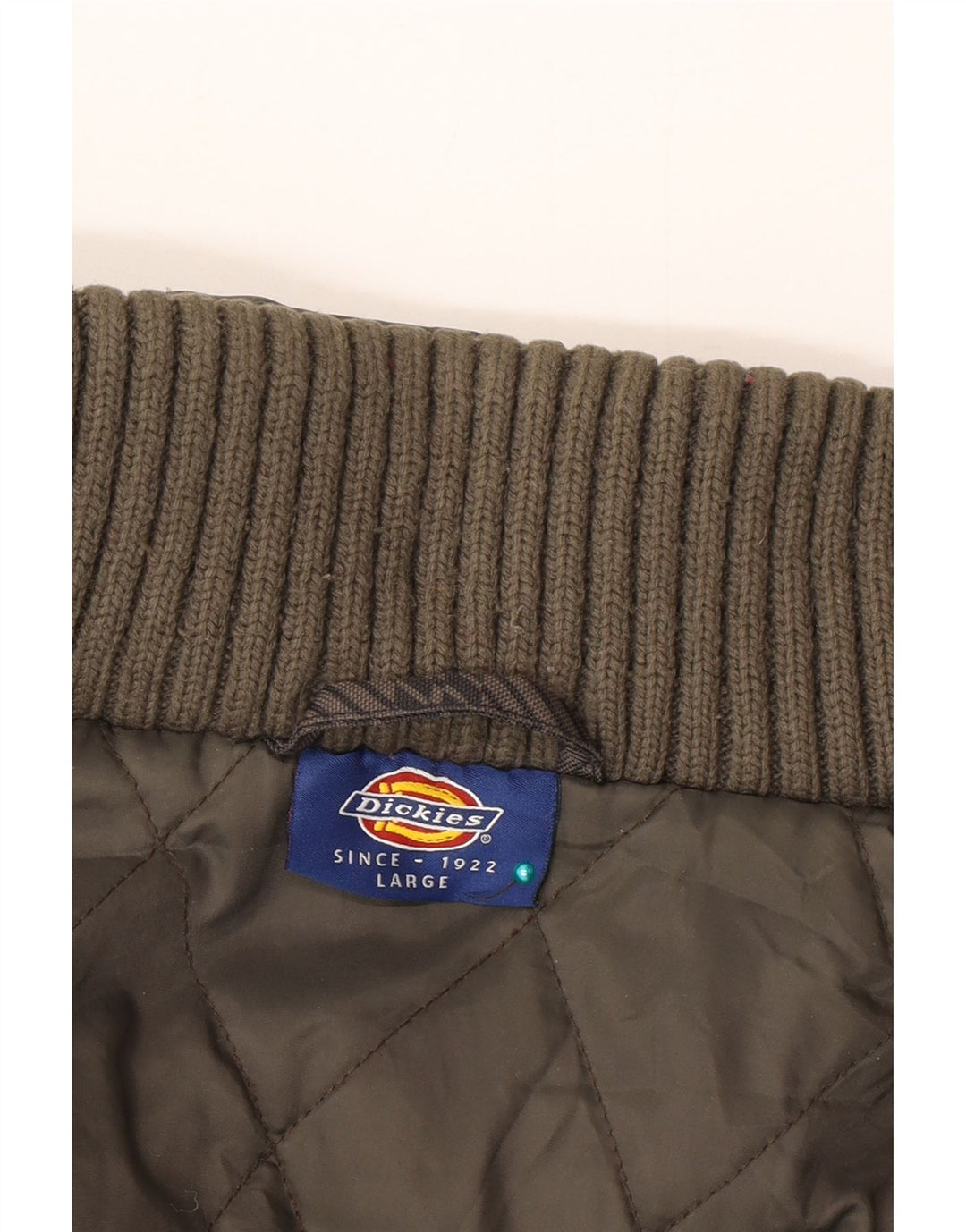 Dickies Dame Hooded Bomber Polstret Jakke UK 14 Large Grey Houndstooth