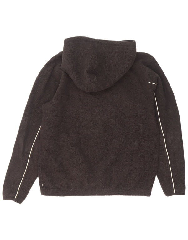 Nike Fleece Jumper med hætte til mænd, medium sort polyester
