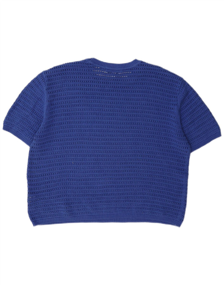 Marks & Spencer Dame sweater med rund hals DK 16 Stor Blå