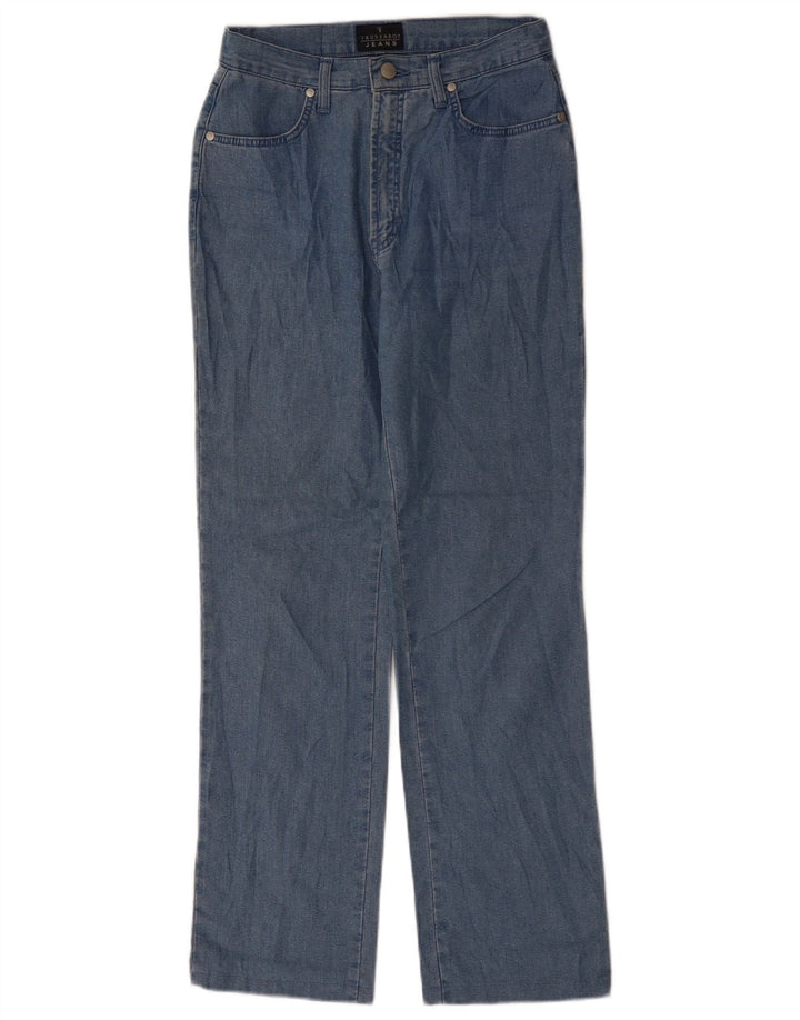 TRUSSARDI Womens Straight Jeans W28 L28 Blue Cotton
