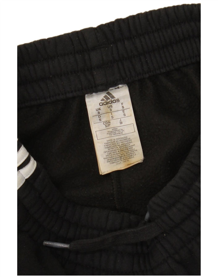 ADIDAS Mens Tracksuit Trousers Joggers Small  Black Cotton