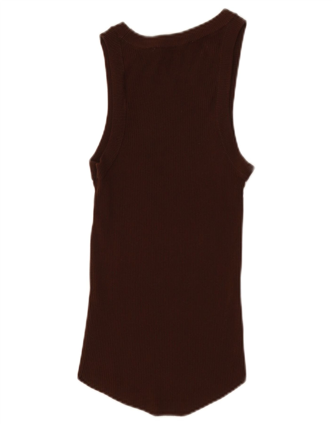 Zara Damevest Top UK 8 Small Brown Viscose