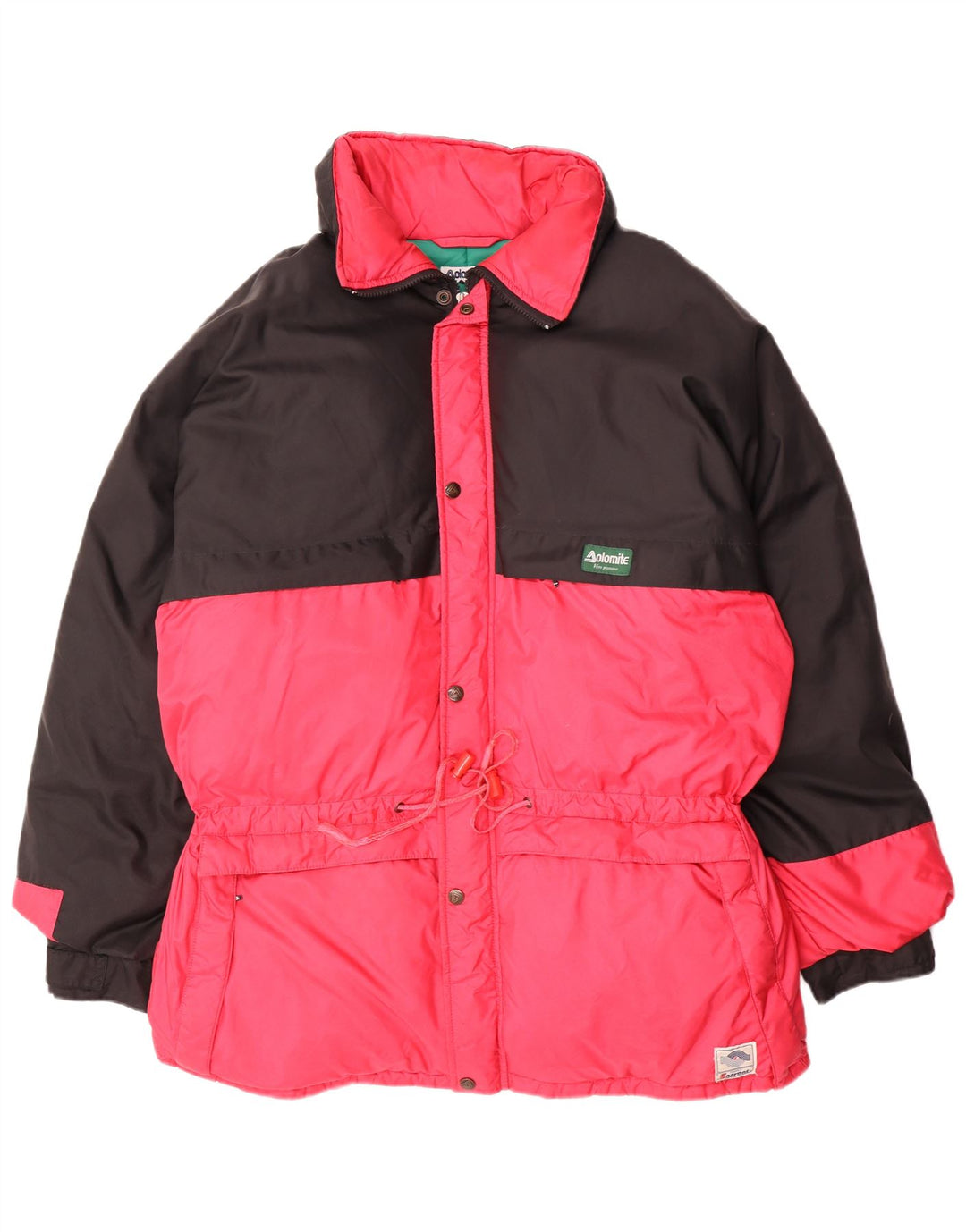 Dolomite Herre polstret jakke UK 42 XL Pink Colourblock Nylon